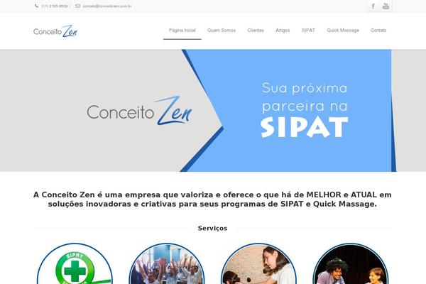 Envision theme site design template sample