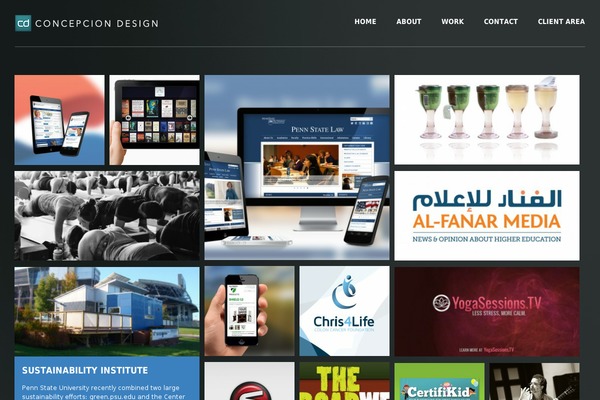 WordPress website example screenshot