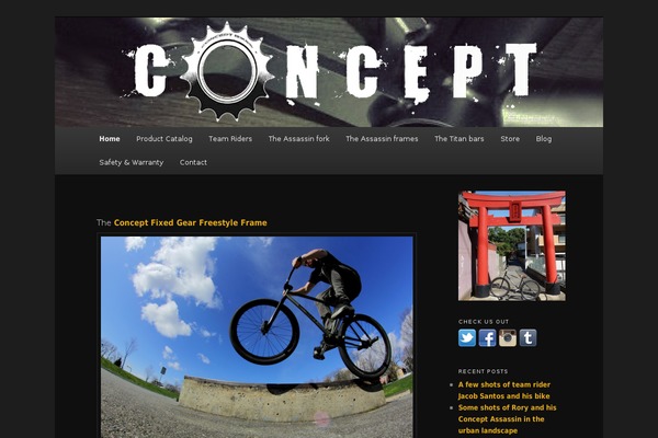 concept-bikes.com site used Twenty Eleven