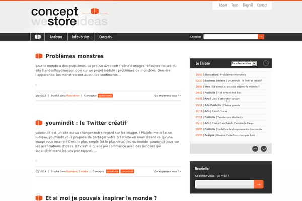 concept-store.fr site used Bloody4conceptstore