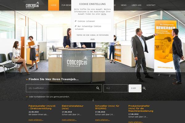 WordPress website example screenshot