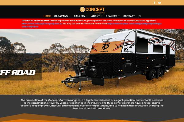 conceptcaravans.com.au site used Divi-child-concept_caravans