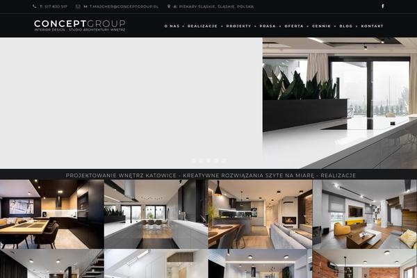 Archi theme site design template sample