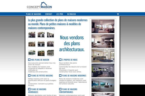 conceptmaison.fr site used Concepthome
