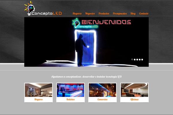 conceptoled.com site used Halfscreen