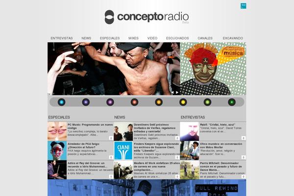 conceptoradio.net site used Concepto