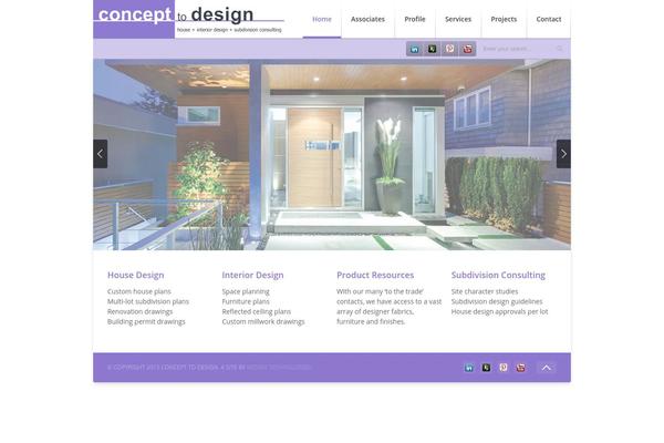 concepttodesign.ca site used Incubate12