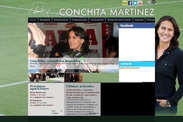 conchitamartinez.com site used Conchi-theme