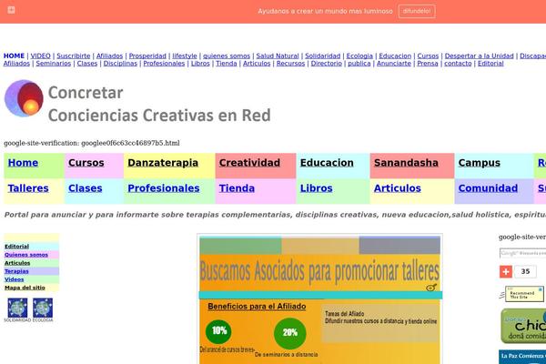 concienciasenred.com site used Lisespanol