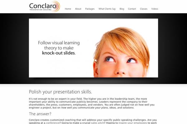 conclaro.com site used Striking
