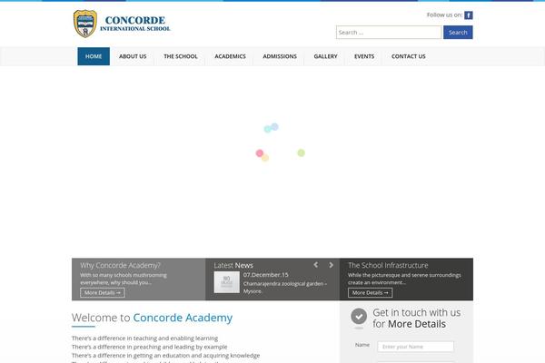 concorde theme websites examples