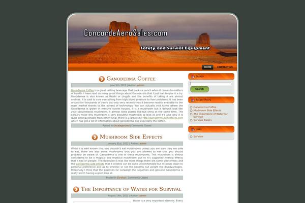 WordPress website example screenshot