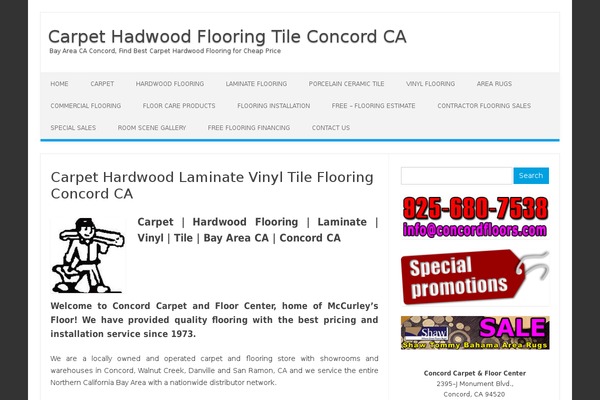 WordPress website example screenshot