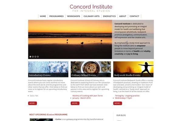 concordinstitute.com site used Concord_theme