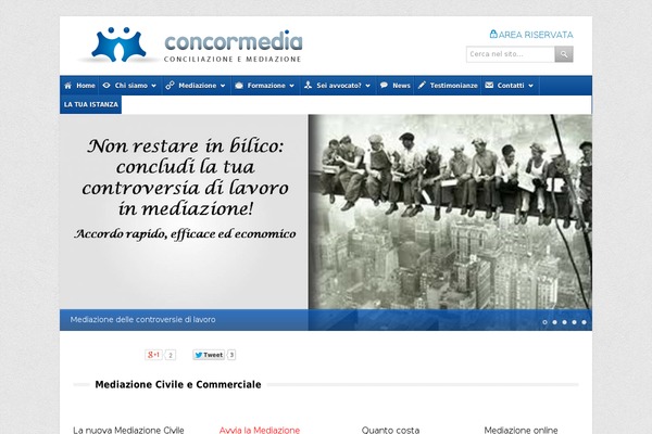 concormedia.it site used Concormedia