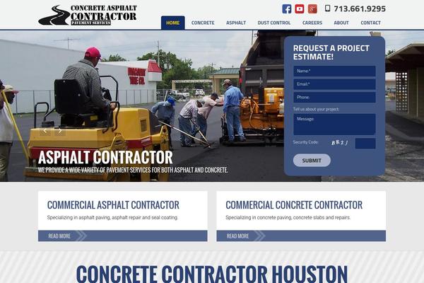 concreteasphaltcontractor.com site used Pavement