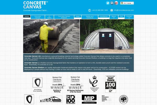 concrete theme websites examples