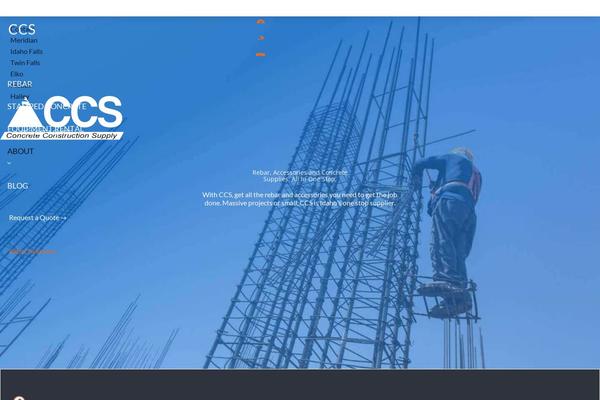 WordPress website example screenshot