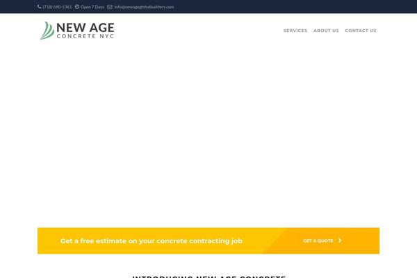 concretecontractorsnyc.com site used Newageconcrete