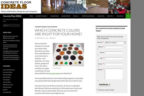 WordPress website example screenshot