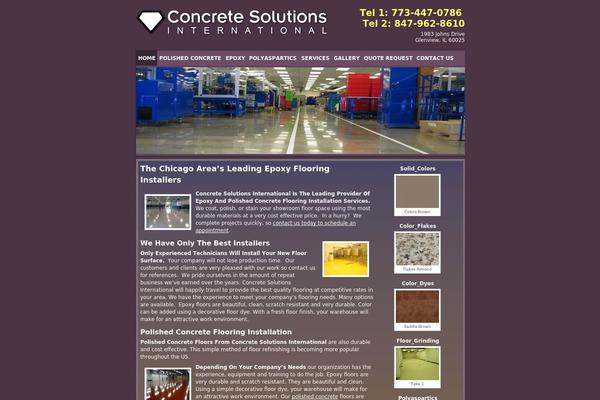 concretesolutionsinternational.com site used Concretesolutions