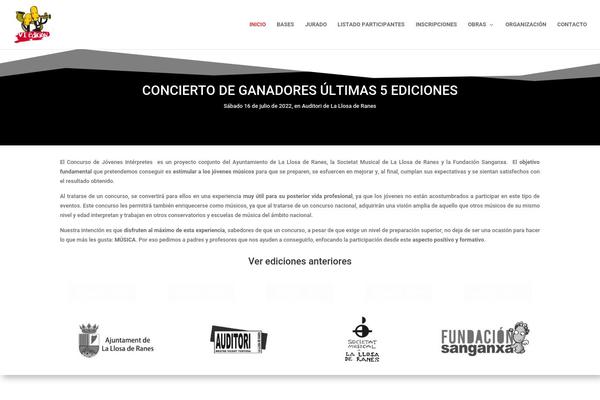 Divi Child theme site design template sample