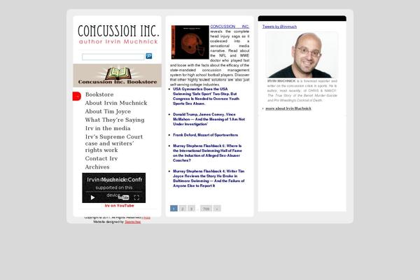 concussioninc.net site used Irwin