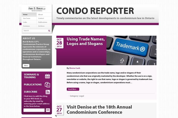 condoreporter.com site used Real-estate-realtor