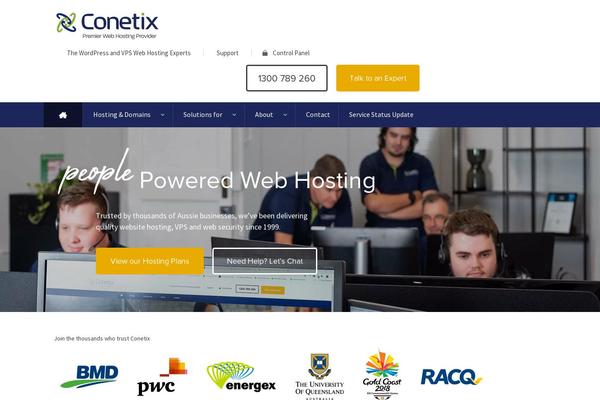 conetix.com.au site used Conetix_template