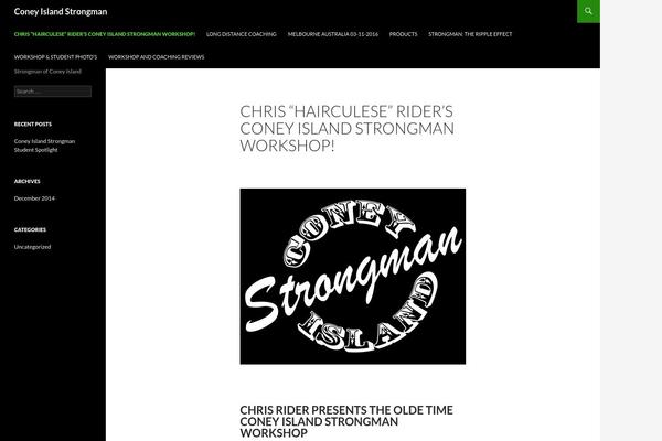 Twenty Fourteen theme site design template sample