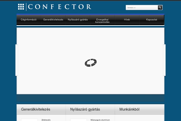 confector.hu site used Construction
