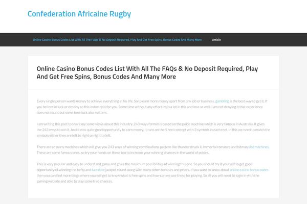 Enterprise Pro theme site design template sample