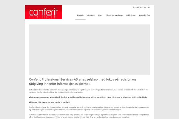 conferit.no site used Conferit