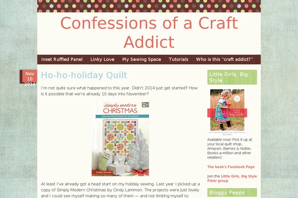 confessionsofacraftaddict.com site used Angiemakes-theharperann