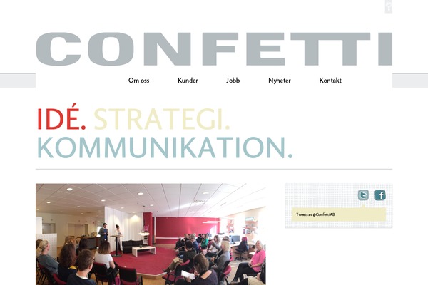 confetti.se site used Wecompleteyou