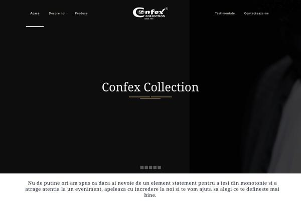 confexcollection.ro site used Confex