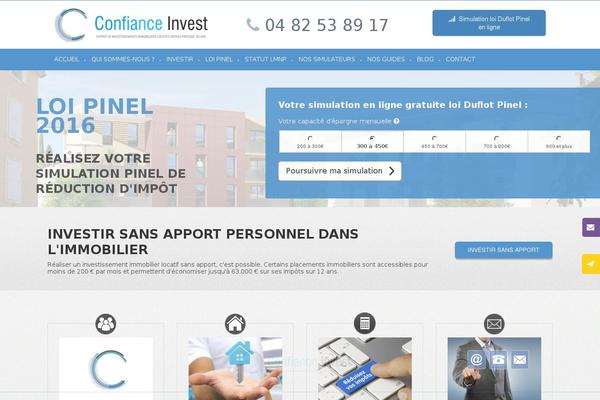 confiance-invest.fr site used Theme47828