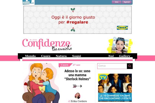 confidenze.com site used Donnamoderna-2018