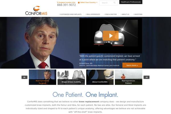 conformis.de site used Conformis