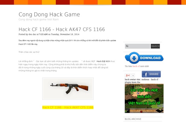 congdonghackgame.net site used Heliumified