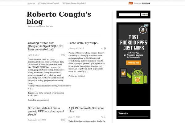 WordPress website example screenshot