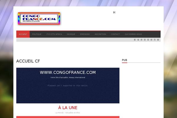 congofrance.com site used Neeon