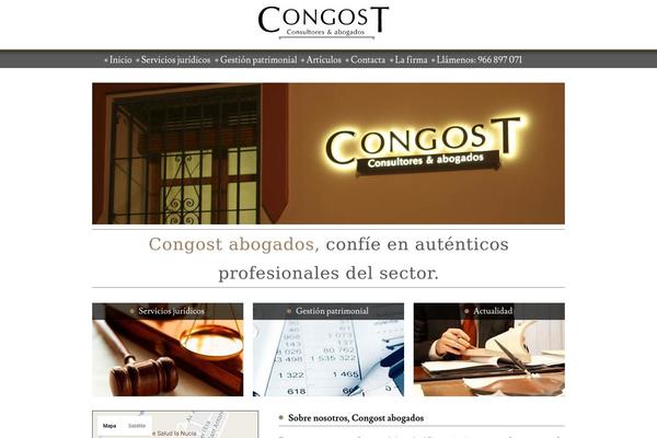 congostabogados.com site used Congost