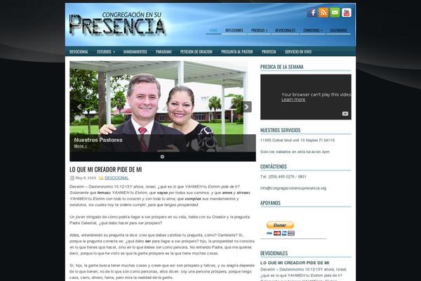 congregacionensupresencia.org site used Isense