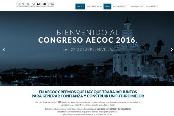 congresoaecoc.es site used Wp-aecoc-theme