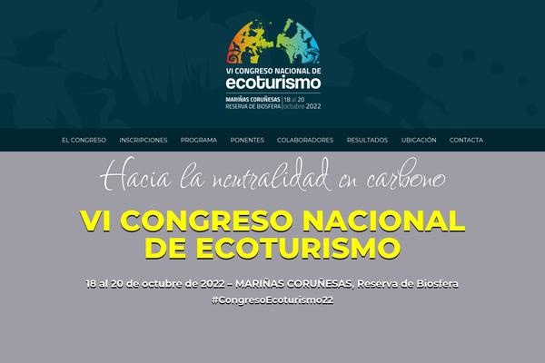 congresonacionaldeecoturismo.es site used Eco2020