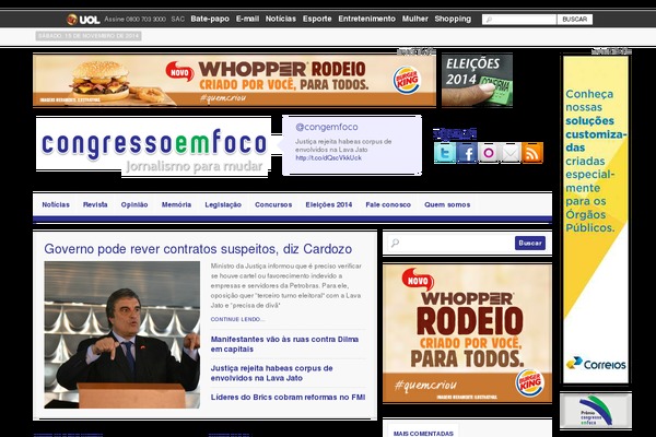 congressoemfoco.uol.com.br site used Cef
