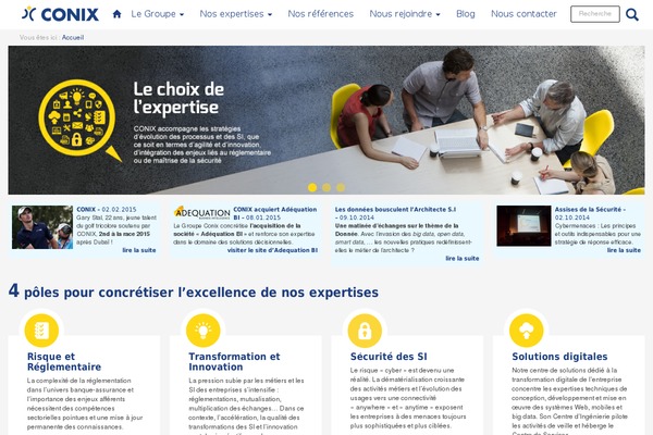 conixconsulting.fr site used Conix