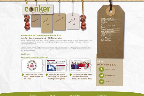 conkercommunications.com site used Conker-new