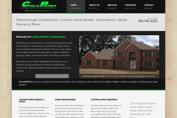 conlinpremierconstruction.com site used Conlin-premier-construction